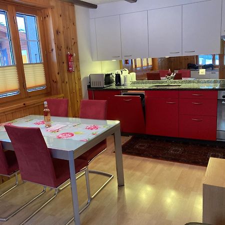 Haus Alpenperle Lejlighed Saas-Almagell Værelse billede