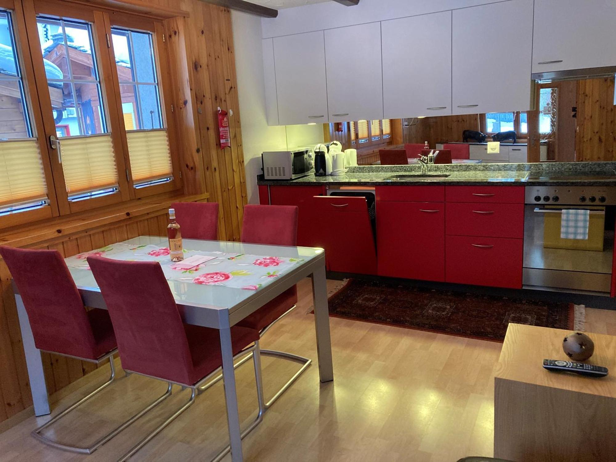 Haus Alpenperle Lejlighed Saas-Almagell Værelse billede