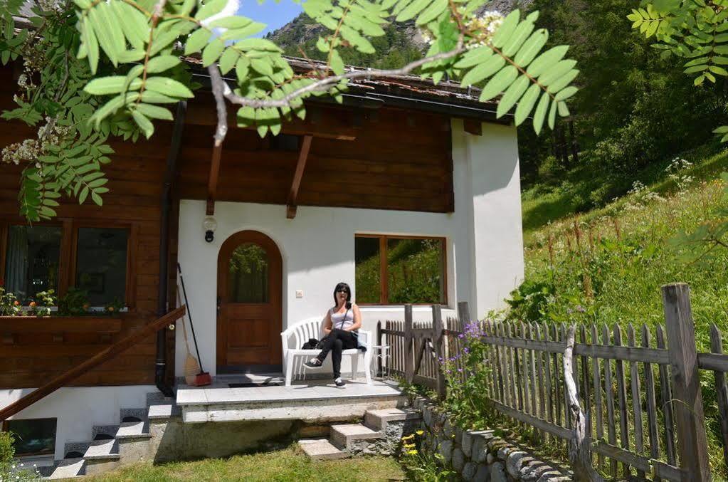 Haus Alpenperle Lejlighed Saas-Almagell Eksteriør billede